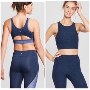 JoyLab Lightly Padded Cutout Sports Bra